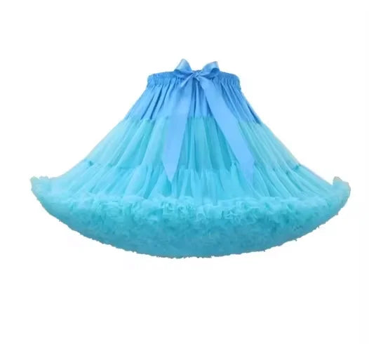 Lowest Pirce Womens 2-Layered Pleated Tulle Petticoat White Black Tutu Puffy Party Cosplay Skirt Lolita Cosplay Bridal Crinoline