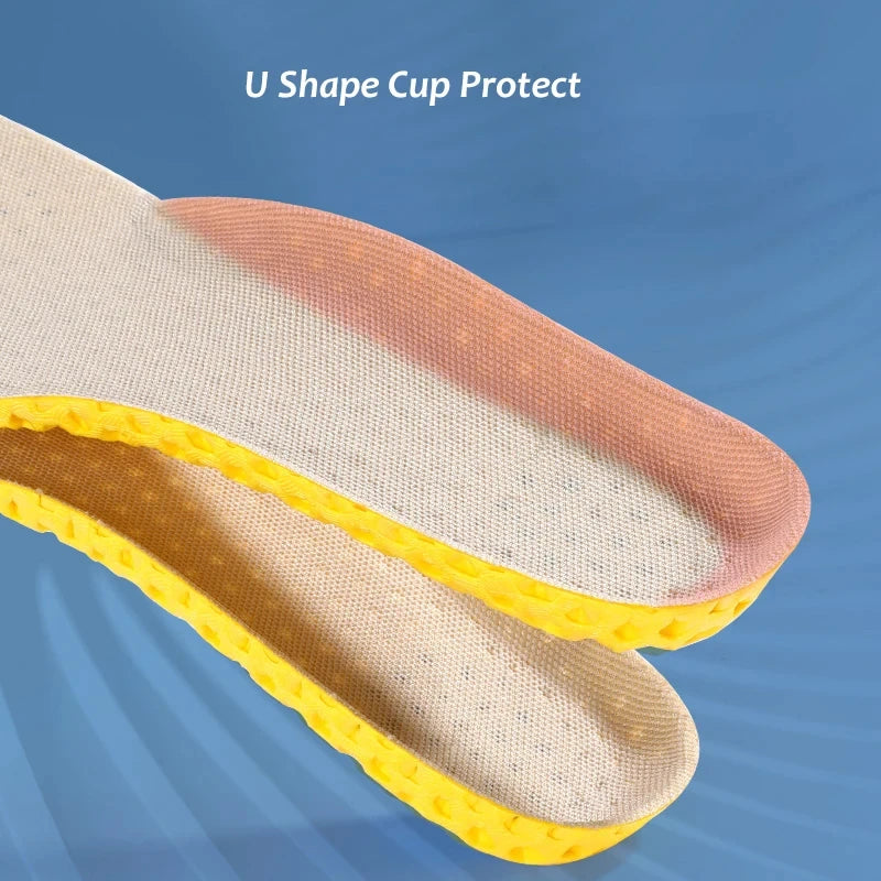 3 Paar Memory Foam Orthopädische Einlegesohlen für Schuhe Sohlenpolster Mesh Deodorant Atmungsaktive Turnschuhe Laufkissen für Herren Damen