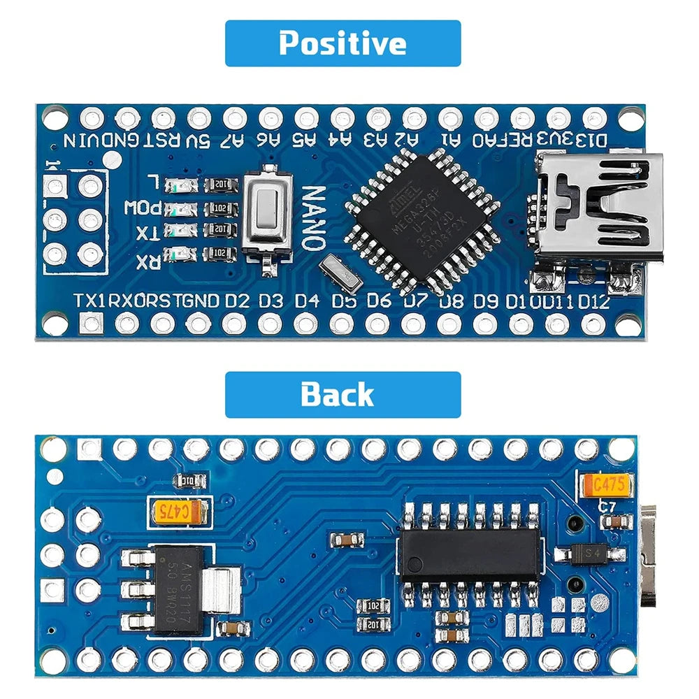 Promotion For arduino Nano 3.0 Atmega328 Controller  compatible Board HZWDONE Module PCE Development Board without USB V3.0