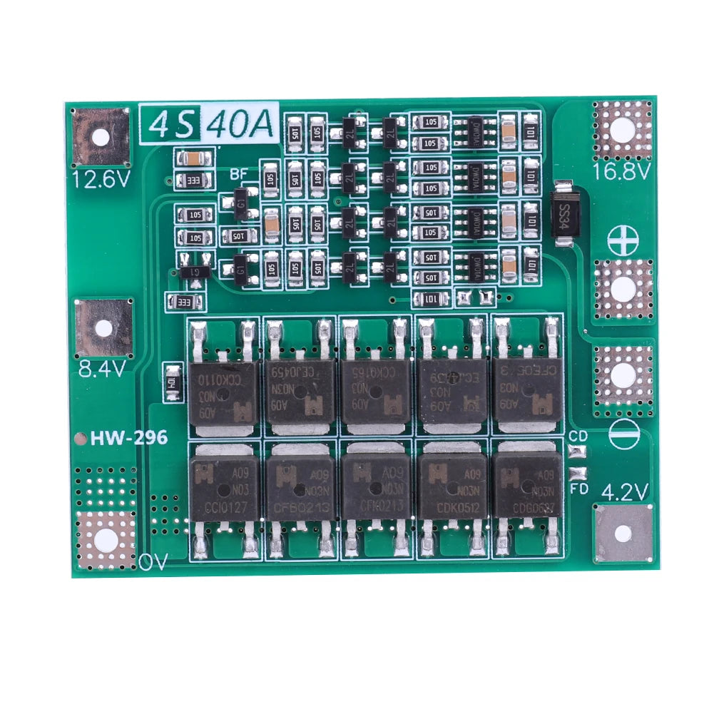 BMS 3S/4S 5A 10A 20A 25A 40A 60A Li-ion Lithium Battery Charger Protection Board 18650 For Drill Motor 12V with Enhance/Balance - Shoppiline