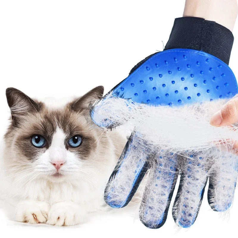 1PC Cat Hair Remove Gloves Rubber Pet Beauty Cleaning Grooming Effective Massage Dog Combs Floating Brush 6 Color.
