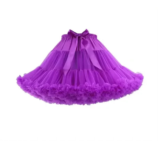 Lowest Pirce Womens 2-Layered Pleated Tulle Petticoat White Black Tutu Puffy Party Cosplay Skirt Lolita Cosplay Bridal Crinoline