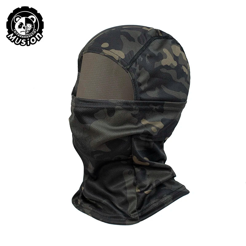 Musion Motorrad Sturmhaube Sonnenschutz Vollgesichtsmaske Atmungsaktives Mesh Airsoft Maske Sturmhaube Fahrrad Radfahren Kopfbedeckung Unde