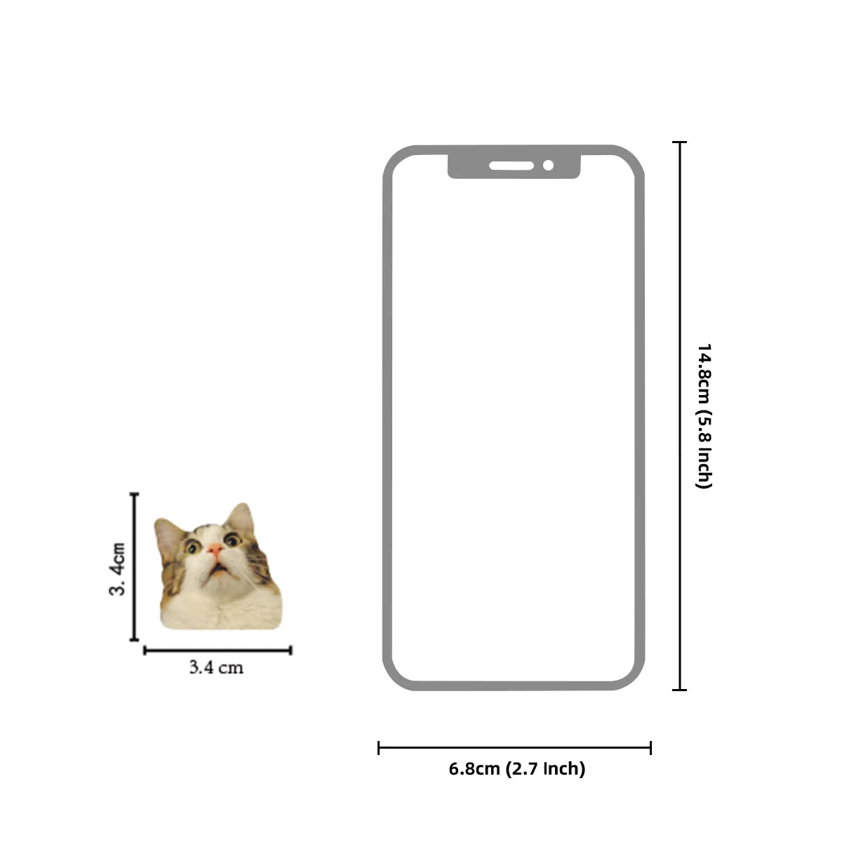 46pcs/Bag,Cat Stickers,Be for Suitcase Skateboard Luggage Laptop Phone Diy Sticke Decoration Stationery School Supplies Toys