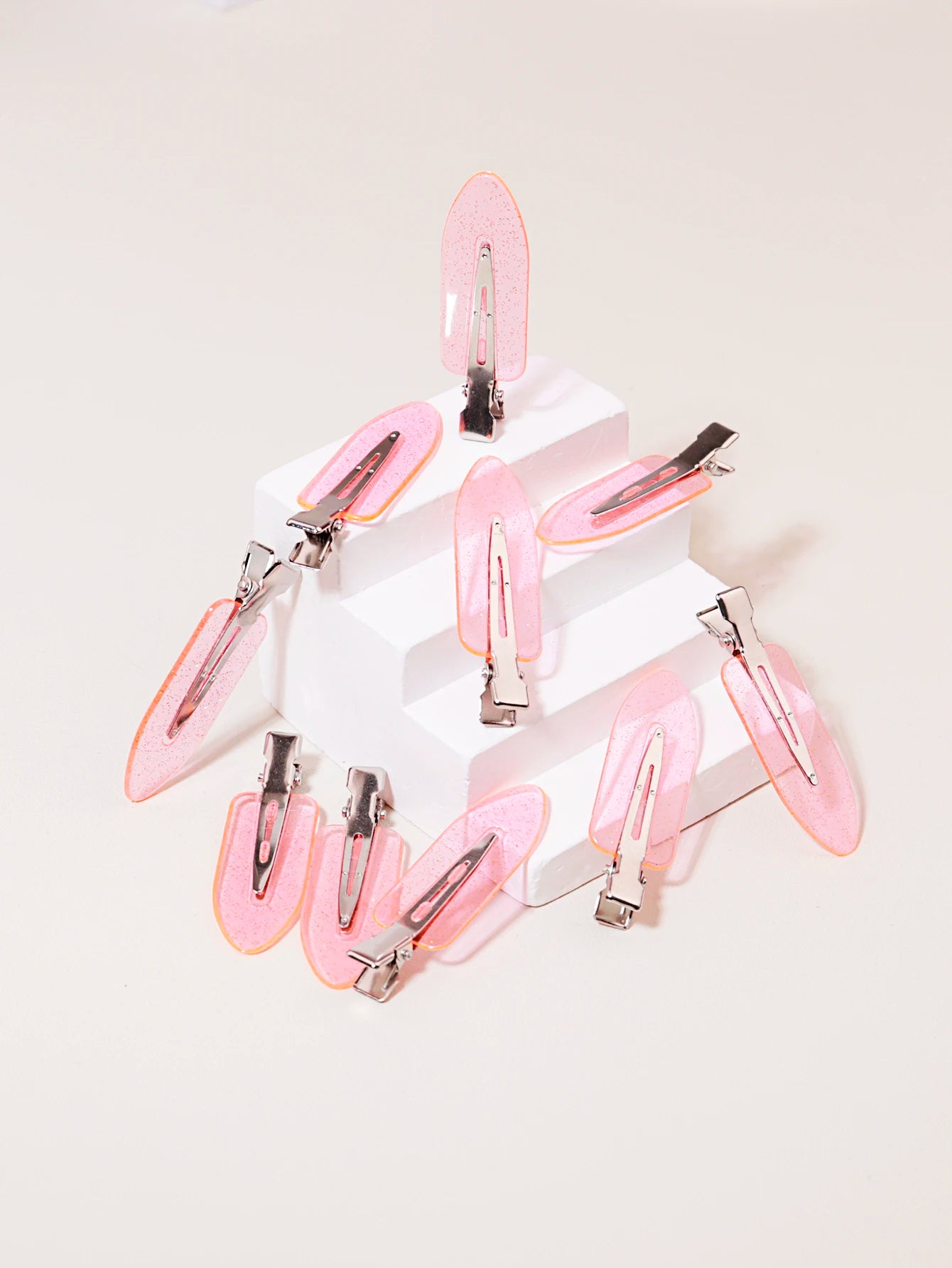 10 pinces à cheveux transparentes sans couture pour filles, pinces à maquillage facial, pinces à cheveux spéciales pour perruques de vrais cheveux