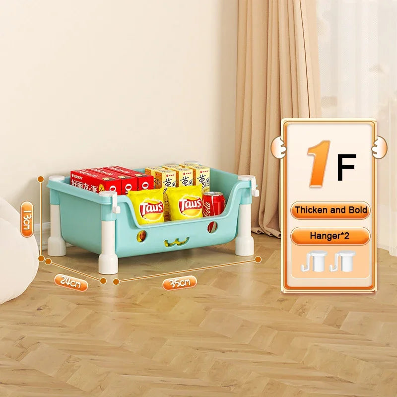 Toy Storage Trolley Bookshelf Snack Rack For Children Storage Organizer Bathroom Accessories Closet Organizer Kitchen Storage - Shoppiline