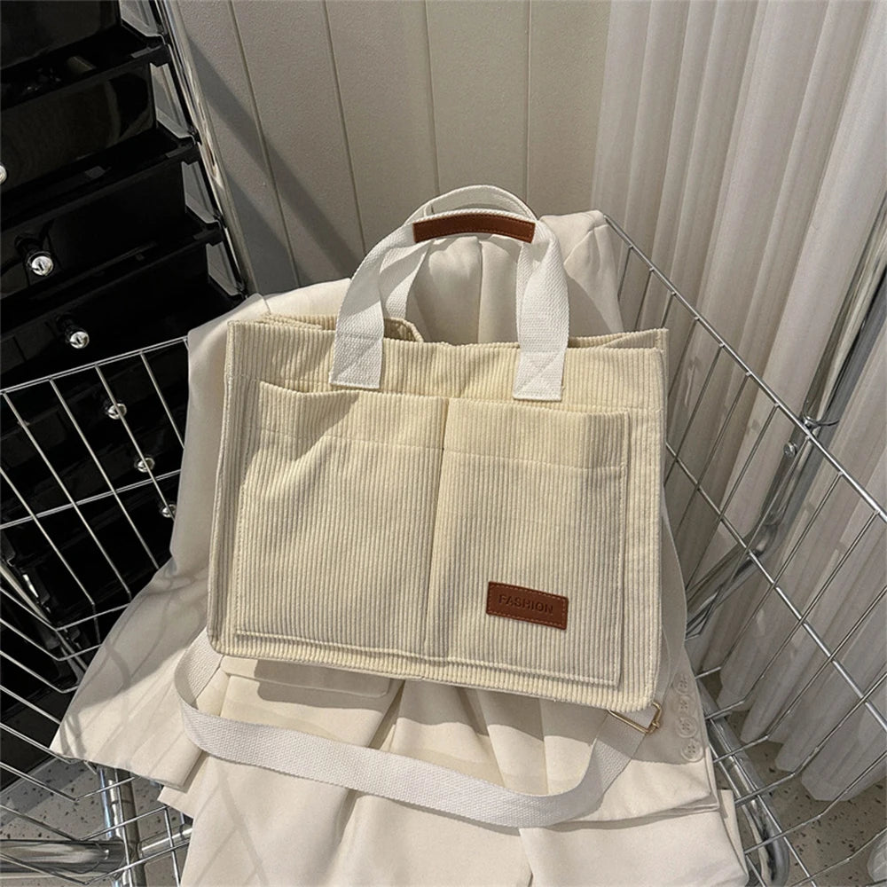 Damenhandtasche, neue modische Canvas-Umhängetasche mit großem Fassungsvermögen, Crossbody-Tasche, Pendeltasche  zwq