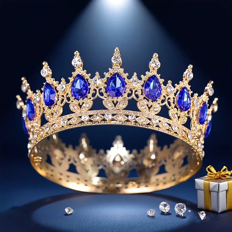 Baroque Crystal Tiaras And Crowns Headband For Women Party Prom Diadem Bridal Wedding Hair Accessories Jewelry Crown Tiara Gift