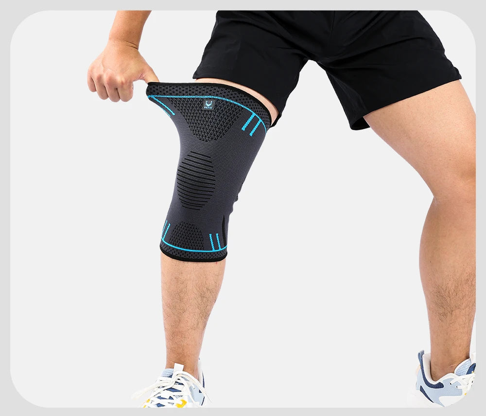 1 Pc Elastic Breathable Compression Knee Support Sleeve for Basketball Running Cycling