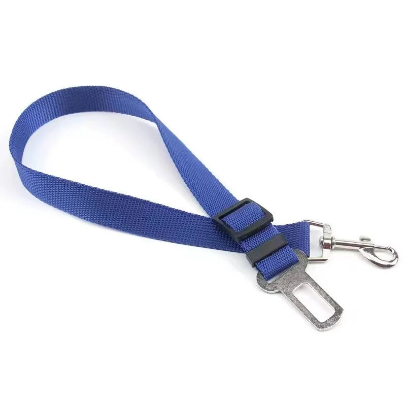 Adjustable Pet Dog Car Seat Belt Leash Heavy Duty Durable Nylon Pet Safety Harness Universal for Vehicle  Heavy Duty Sturdy