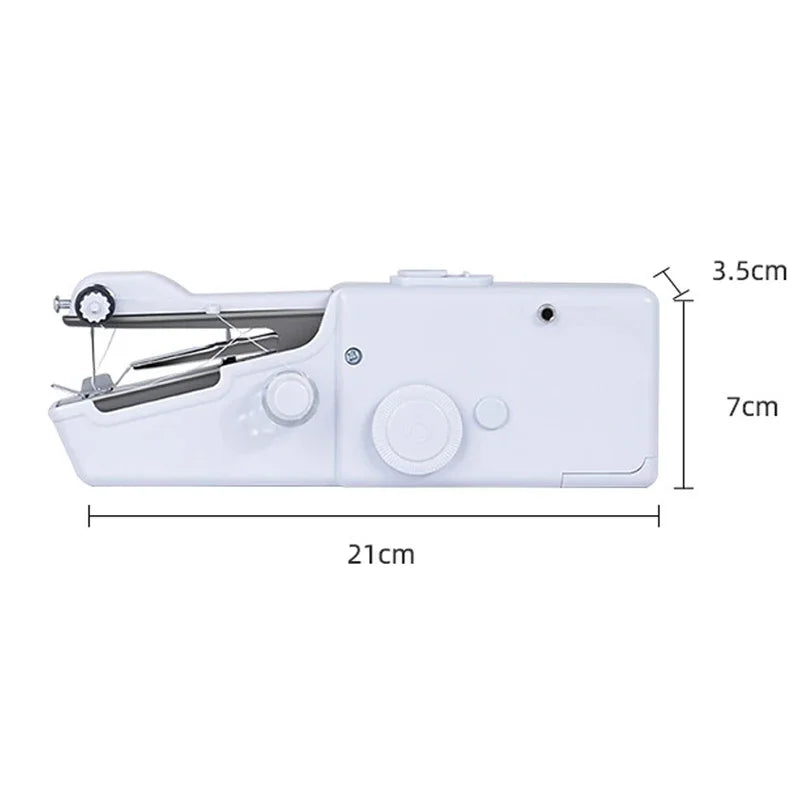 Portable Manual Sewing Machine Handheld Rope-free Electric Quick Build DIY Apparel Supplies Arts Crafts Home Garden Embroidery - Shoppiline