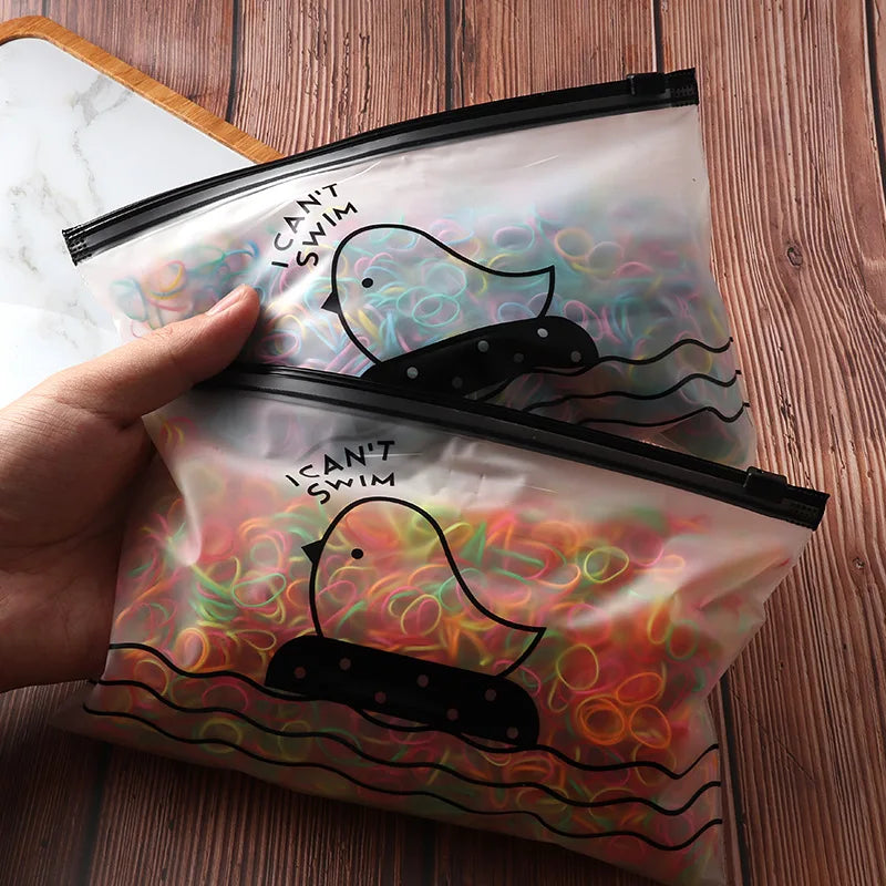 Hot Selling Children's Rubber Bands, Small Disposable Rubber Bands, Small Leather Covers, Tie Headbands, Girl Hair Accessories.