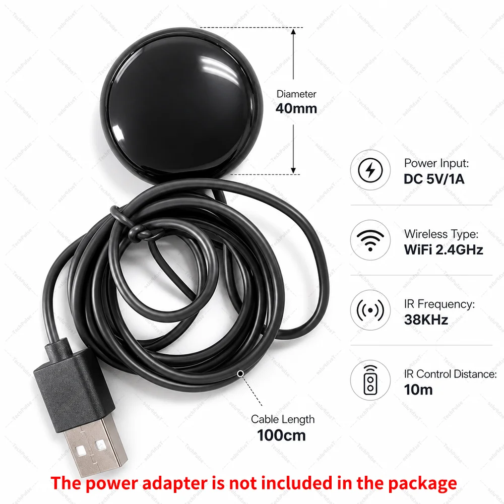 Tuya WiFi IR Remote For Smart Home For AC TV  Work with Yandex Smart Life Alexa
