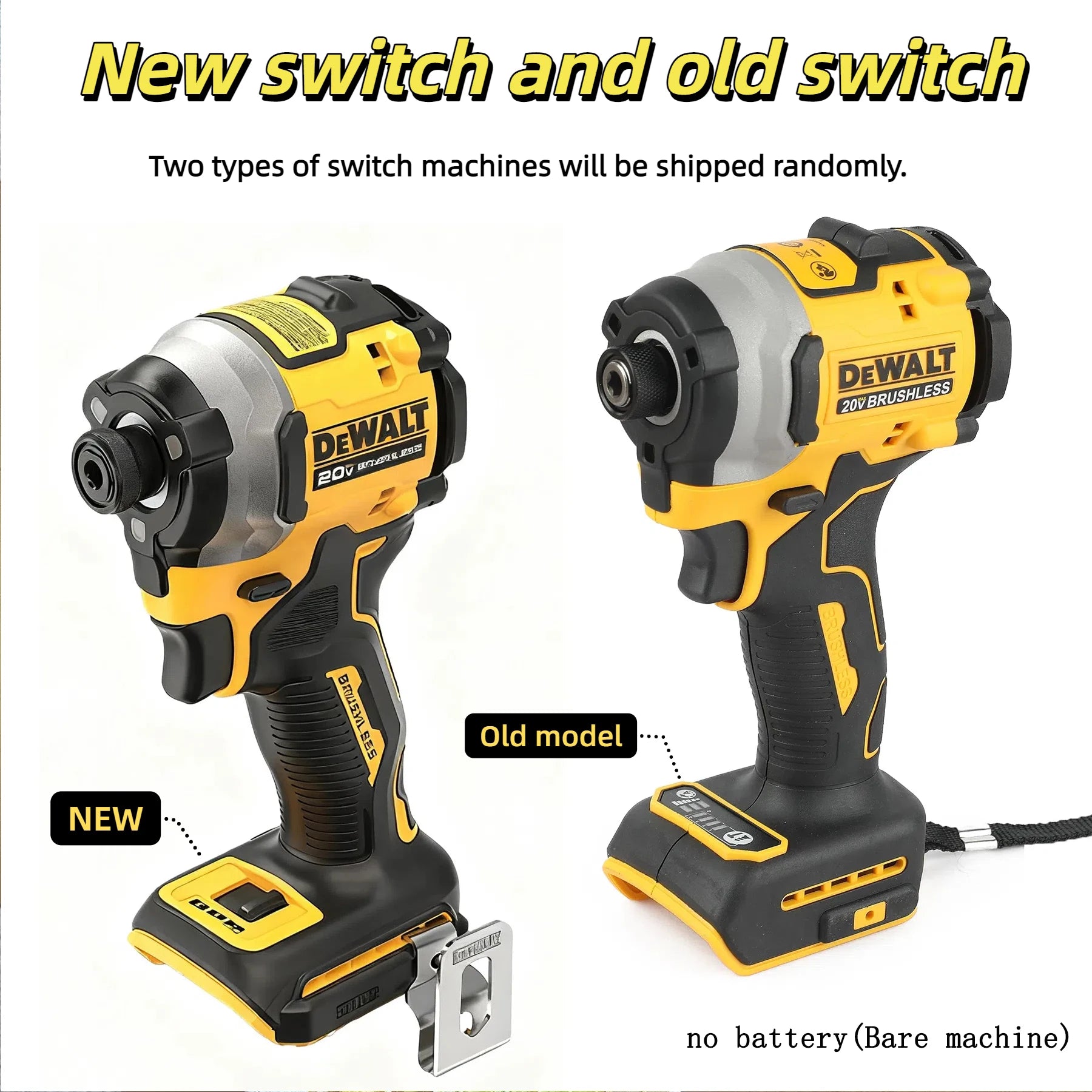 DEWALT DCF850 Impact Driver Electric Driver 20V Brushless Cordless 3250RPM screwdrivers High Torque tools Power Tools - Shoppiline
