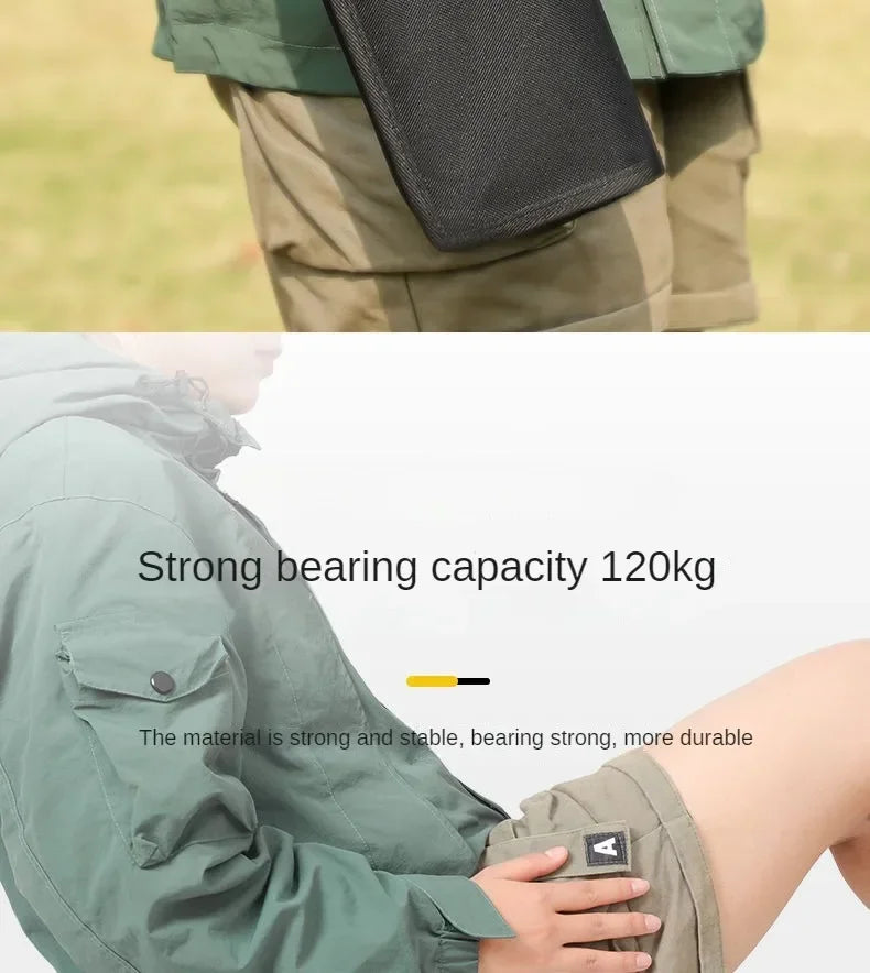 Portable multifunctional outdoor picnic camping folding chair, ultra light fishing stool, travel stool, fishing accessories