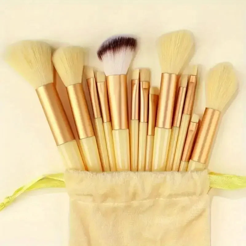 13-teiliges Premium-Make-up-Pinsel-Set aus synthetischen Nylonborsten – Weich, sanft und tierversuchsfrei für makellose Foundation, Rouge, Puder,
