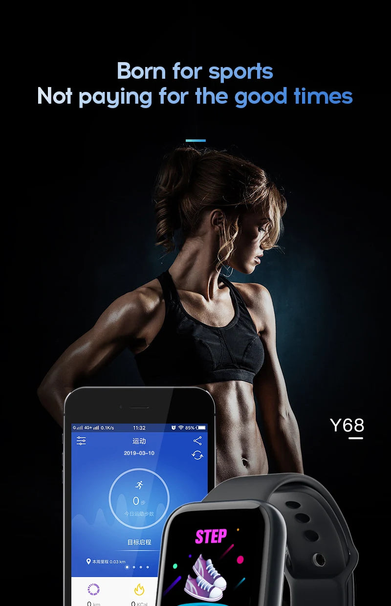 Smartwatch für Damen Herren Armbanduhr Bluetooth Verbundenes Telefon Musik-Player Fitness-Sportarmband Schlafmonitor Digitale Uhren