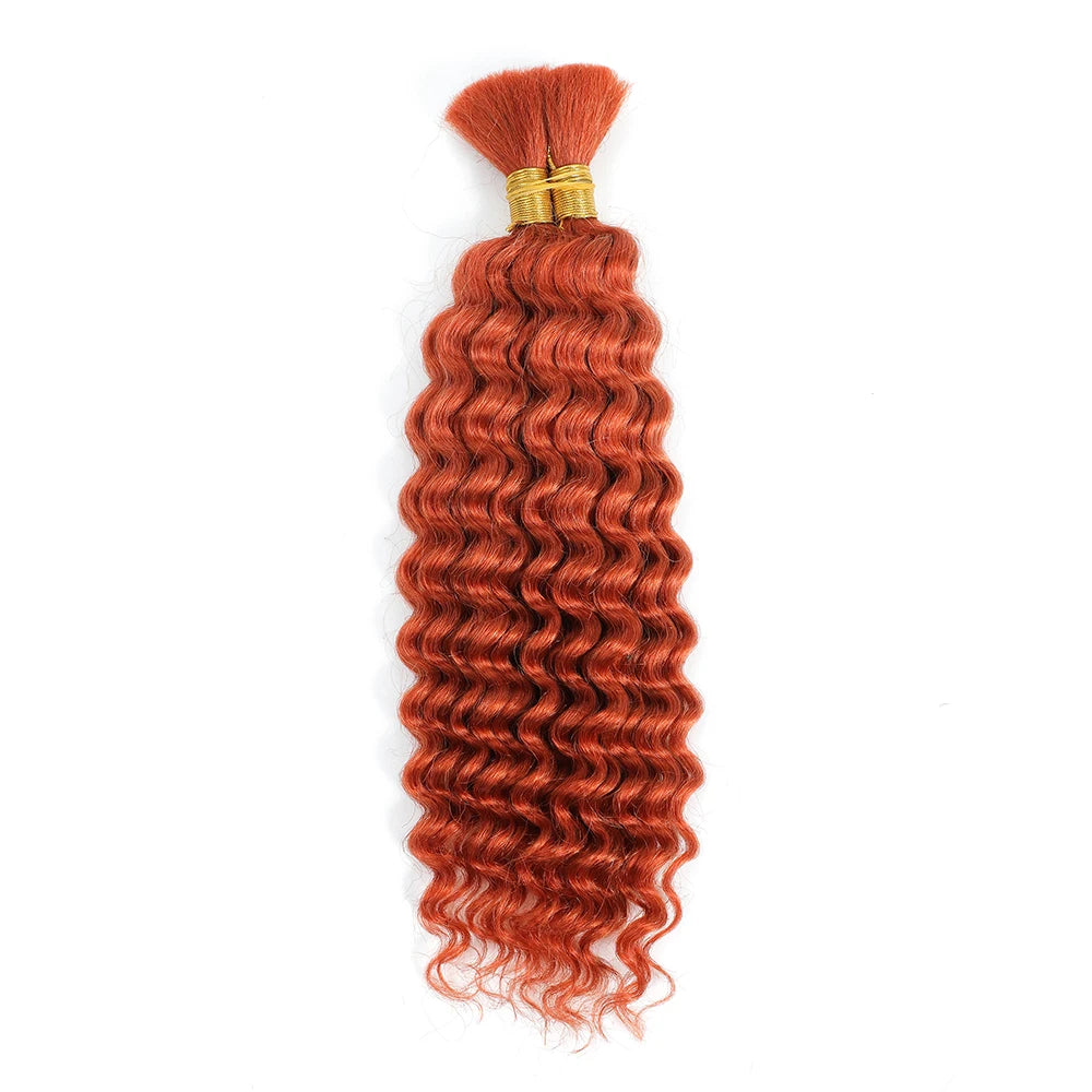 Cheveux à tresser humains Deep Wave en vrac Cheveux humains 100g Sans trame Extensions de cheveux humains Cheveux à tresser humains micro pour tresses bohèmes