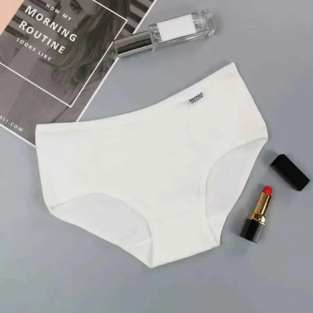 Women's 7 Pack Triangle Briefs - Soft Breathable Comfort Fit Solid Color Underwear, Daily Wear Underpants