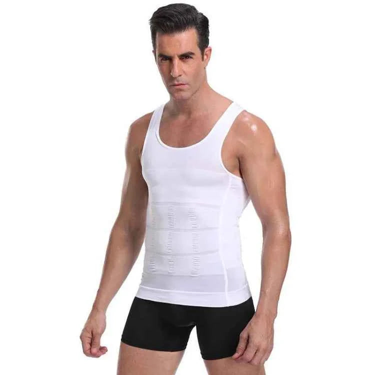 Men Body Shaper Slimming Compression Vest Undershirt Seamless Waist Trainer Tank Top Belly Control Weight Loss Shapewear