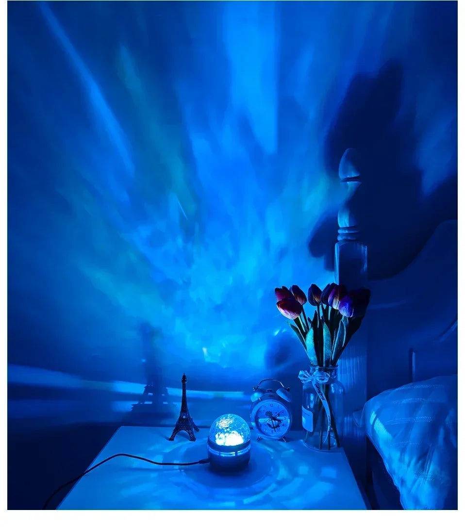 Galaxy Projector RGB Star Projector USB Powered Remote Control Night Light Lamp for Birthday Gifts Holiday Party Room Decoration