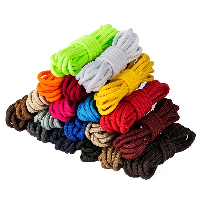 21 Farben Runde Schnürsenkel Polyester Einfarbige Schnürsenkel Outdoor Freizeit Sneakers Stiefel Schuhe Schnürsenkel 70cm/90cm/120cm/150cm 1 Paar