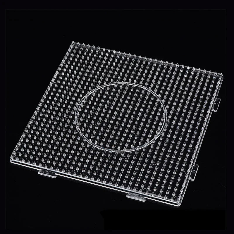 Clearance_2.6mm/5mm Perler Beads Square Pegboard 3D Puzzle Juguetes For Hama Bead Educational Toys for Children Jigsaw Puzzle Br