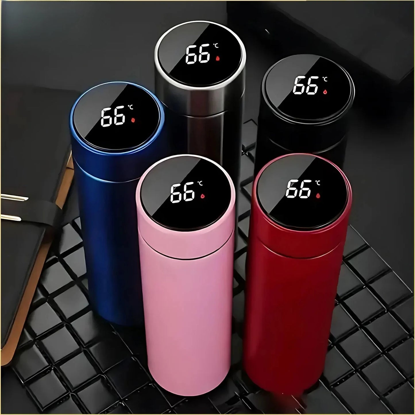 500ML Temperature Display Thermos Cup Stainless Steel Divided Thermos Bottle Outdoor Vacuum Insulated Cup Father's Day Gift - Shoppiline