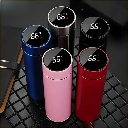 500ML Temperature Display Thermos Cup Stainless Steel Divided Thermos Bottle Outdoor Vacuum Insulated Cup Father's Day Gift - Shoppiline