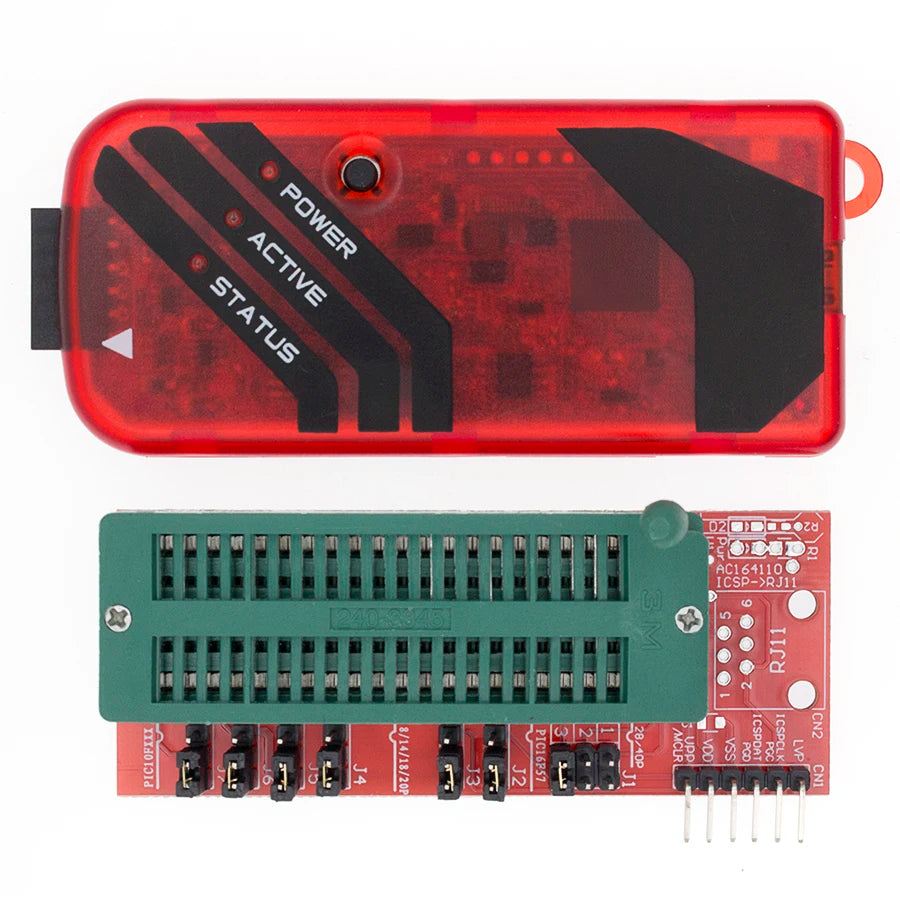 TSTARDEV PICKIT3 PIC KIT3 PICKIT 3 Programmer Offline Programming PIC Microcontroller Chip Monopoly+PIC Programmer Adapter Seat - Shoppiline