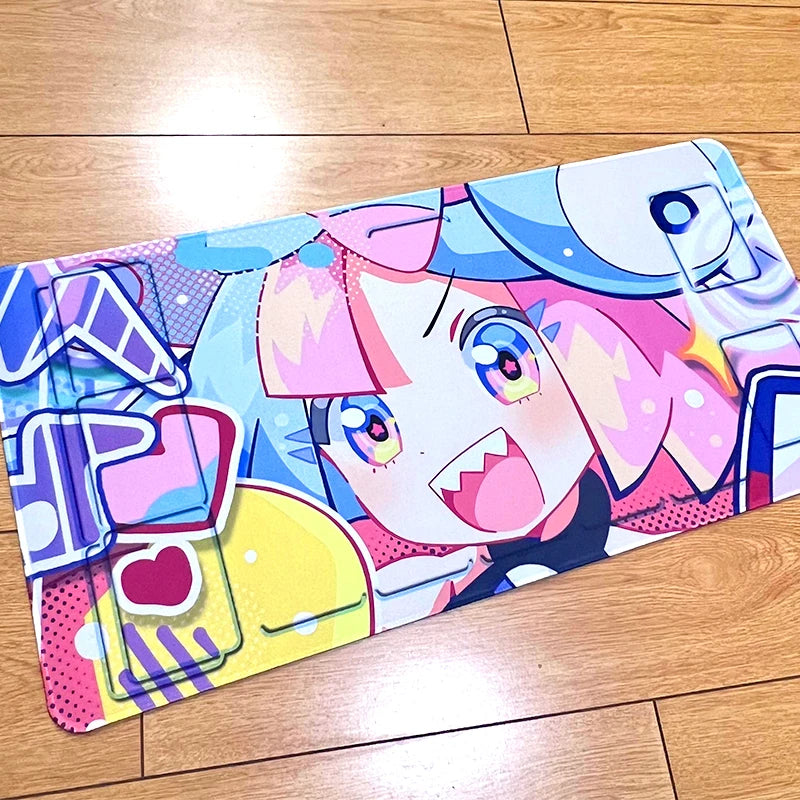 600X300X2Mm PTCG Trainer Nessa Iono Board Game Card Mat Tinkaton Waterproof Rubber Table Mat Anime Single Battle Table Pad - Shoppiline