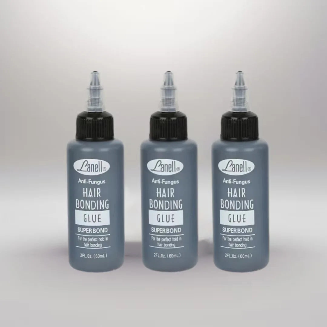 1pcs/2pcs 2Oz Lanell Black Hair Weaving Bond Anti-fungus Hair Bonding Glue SUPER BOND for the perfect hold in bonding