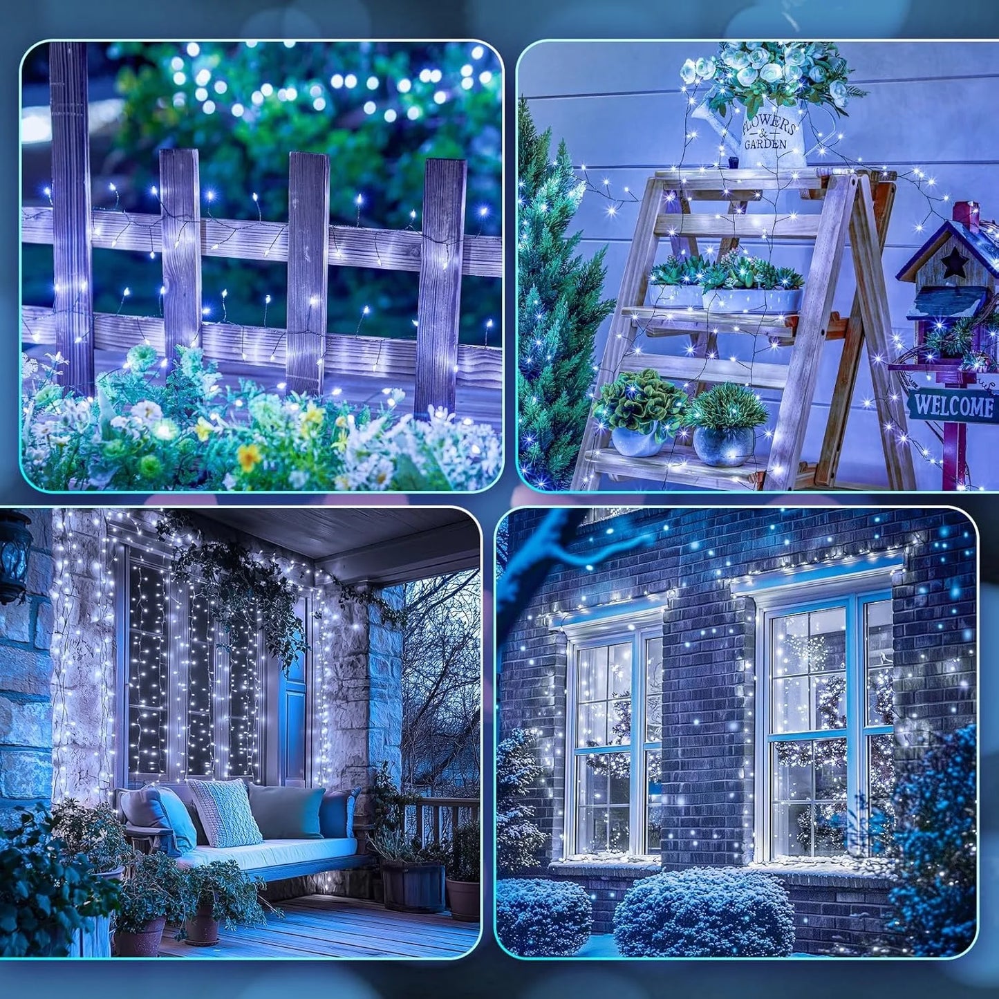 30-75M LED Firecracker String Lights EU/US DC Garland Fairy Lights Holiday String Lights for Wedding Party Christmas Decoration