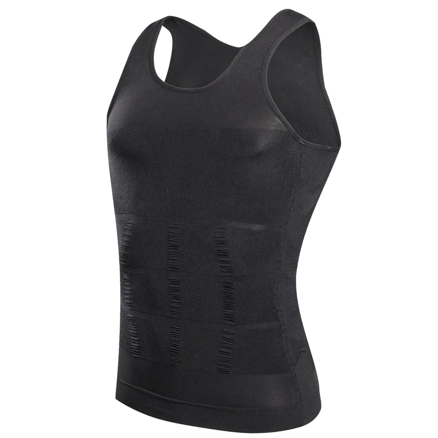 YBFDO Hommes Body Shaper Gilet de Compression Amincissant Sous-vêtement Sans Couture Ceinture d'Entraînement Débardeur Contrôle du Ventre Perte de Poids Gainant