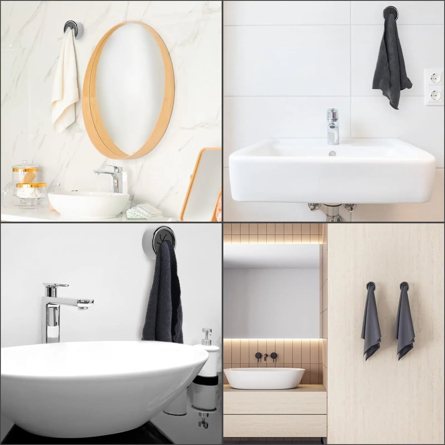 3PCS Non Punching Dishwashing Cloth Storage Clip Dishcloth Clip Kitchen Household Gloves Hook Towel Rack Hole Clip Wall Hanging