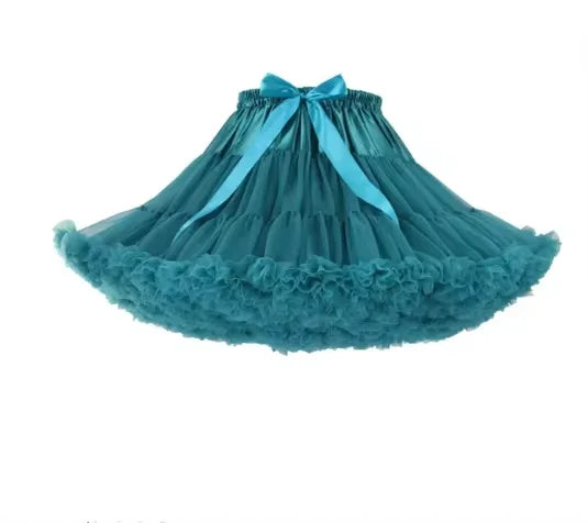Lowest Pirce Womens 2-Layered Pleated Tulle Petticoat White Black Tutu Puffy Party Cosplay Skirt Lolita Cosplay Bridal Crinoline