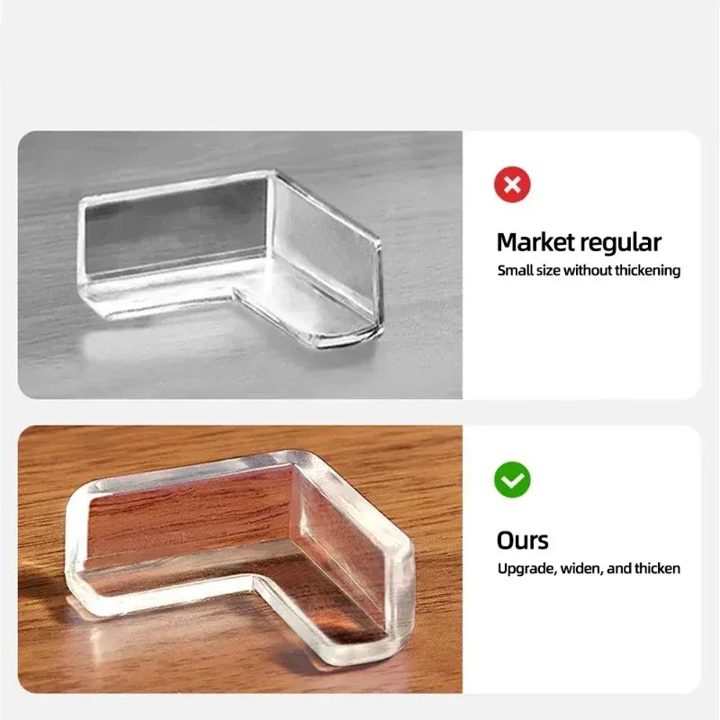 4 protège-coins de table en silicone pour bébé, protection des bords, protection anti-collision pour enfants