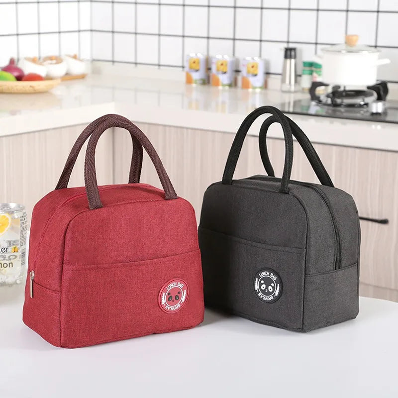 Neue japanische einfarbige vielseitige Kation-Frischhaltetasche, Eisbeutel, Bento-Wärmeisolierungstasche, Studenten-Brotdose, tragbare Ther