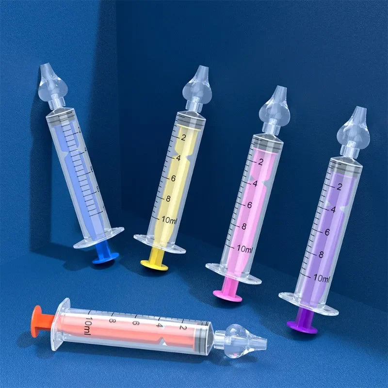 10ML/20ML Baby Nasal Aspirator Syringe Baby Nose Cleaner Rhinitis Nasal Washer Irrigator Needle Baby Nose Washing for Children
