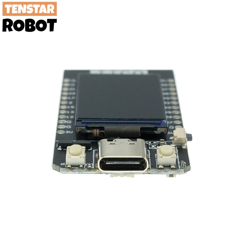TENSTAR T-Display ESP32-D0WD Puce CH9102 Module compatible WiFi et Bluetooth de 16 Mo Carte de développement Écran LCD 1,14 pouce