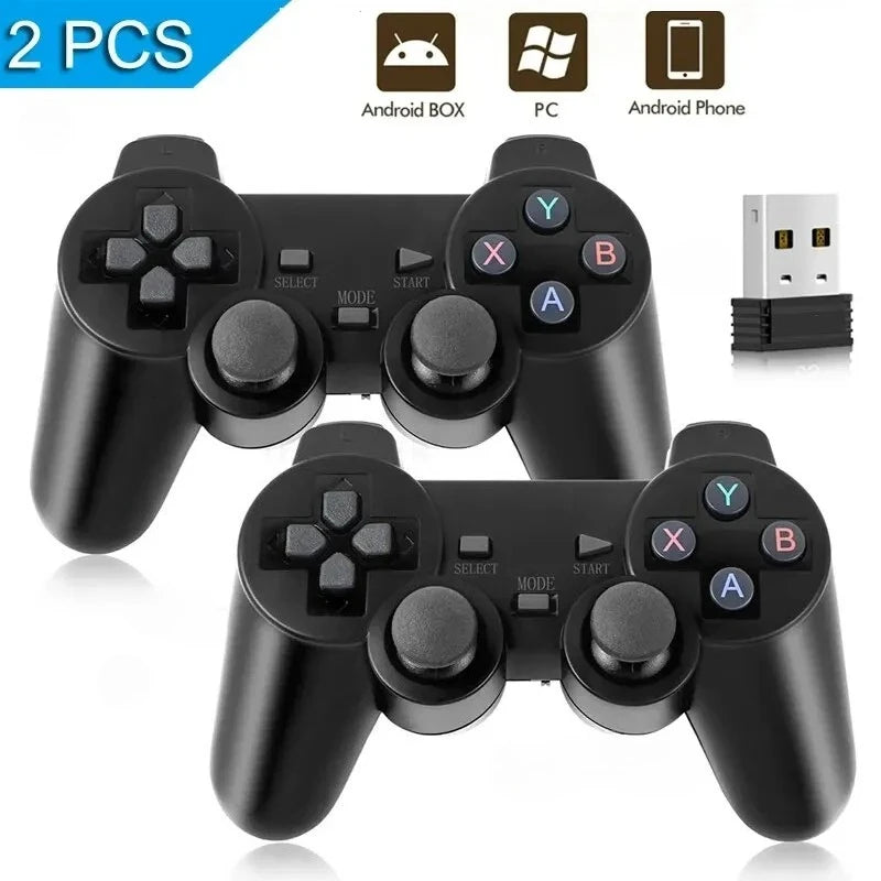 1/2 Stück 2,4 GHz kabelloser Gamecontroller – USB-Joystick für PC, Android TV und PC BOX, GAME BOX Steuerung