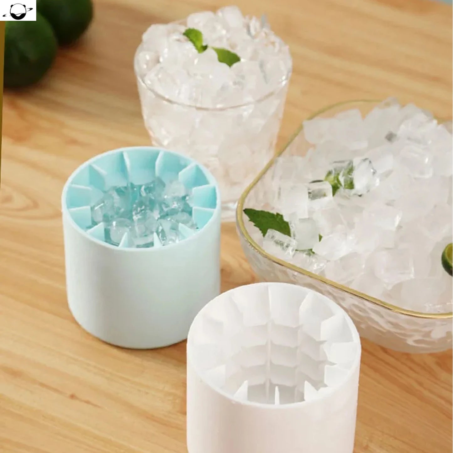 Food-Grade Silicone Ice Tray Small Mini Ice Cube Mold Withstands Low Temperatures, Easy to Remove Doesn't Break, Easy to Clean