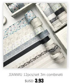 JIANWU 12Pcs/set 0.35/0.5mm Simple STYLE gel pen Black ink for student writing creative Neutral Pen Press School Supplies kawaii