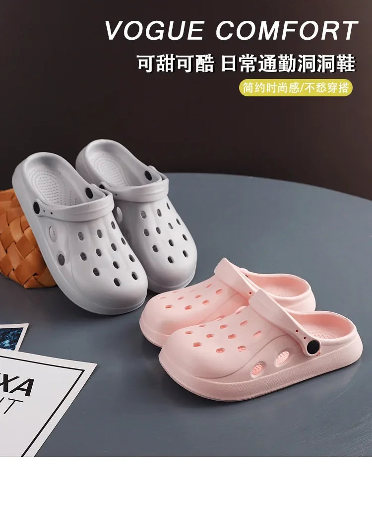 Mens Summer Beach Sandals Unisex Casual Garden Clogs Outdoor Wide Toe Cross Sandals for Ladies Non Slip House Shower Slippers