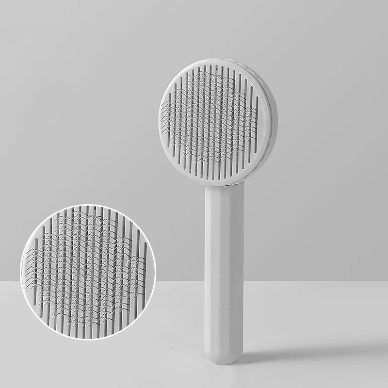 Dog Comb Pet Hair Removal Brush Cats and Dogs Special Comb Beauty Massage Self-cleaning Needle Comb Pet Supplies