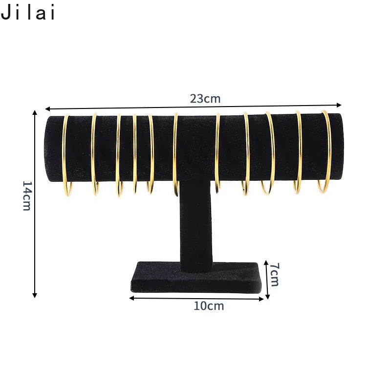 Jilai Flannel Single-layer Bracelet Rack Jewelry Watch Bracelet Rack Display Jewelry Display Rack