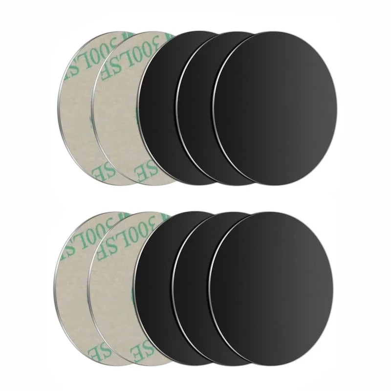 5/10pcs Phone Metal Plates for Magsafe Cellphone Holder Iron Sheet Universal Sticker Disk Mount for iPhone 17 16 15 Pro Samsung