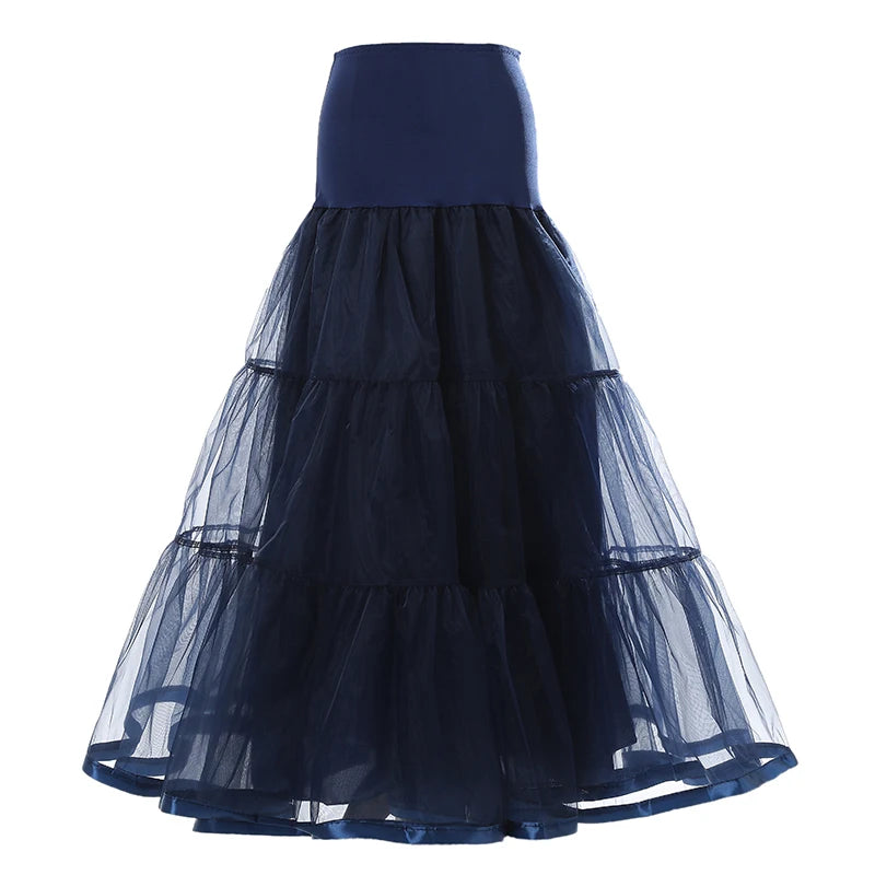 Women's 1 Meter Long Bridal Petticoat Big Wing Boneless Bride Wedding Dance Underskirt Dress Puff Skirt Petticoat Skirt