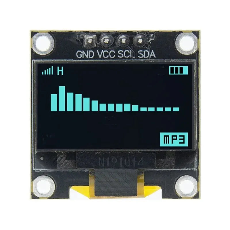 TENSTAR 0.96 Inch I2C OLED Display Module Driver chip SSD1315 White Blue Yellow 128X64 4Pin IIC Serial 12864 LCD Screen Board