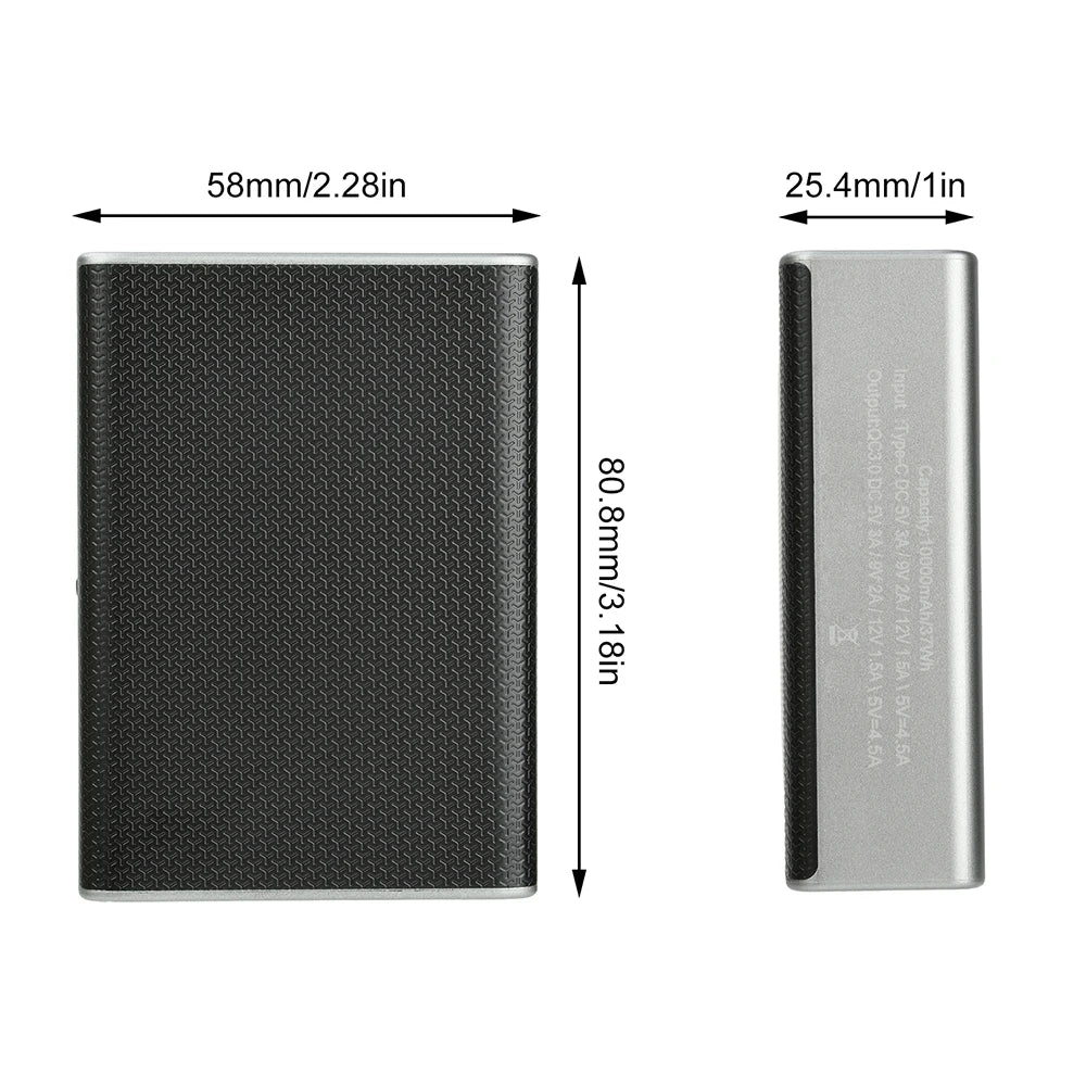 22.5W Fast Charging Module TFT Color Screen Digital DIY Power Bank Kit 21700 Battery Case Fast Charging Mini Portable Power ﻿ - Shoppiline